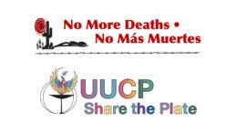 No More Deaths logo above the UUCP Logo.