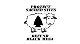 Black Mesa Resistance Camp logo on a white background.
