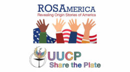The ROSAmerica logo above the share the plate logo on a white background.